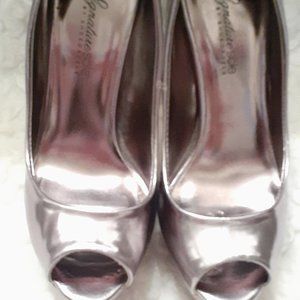 "Vogue" Open Toe Heels